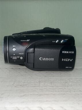 Canon Vixia HV30 Camcorder - Black - For Parts Or Repair!‼️ Read